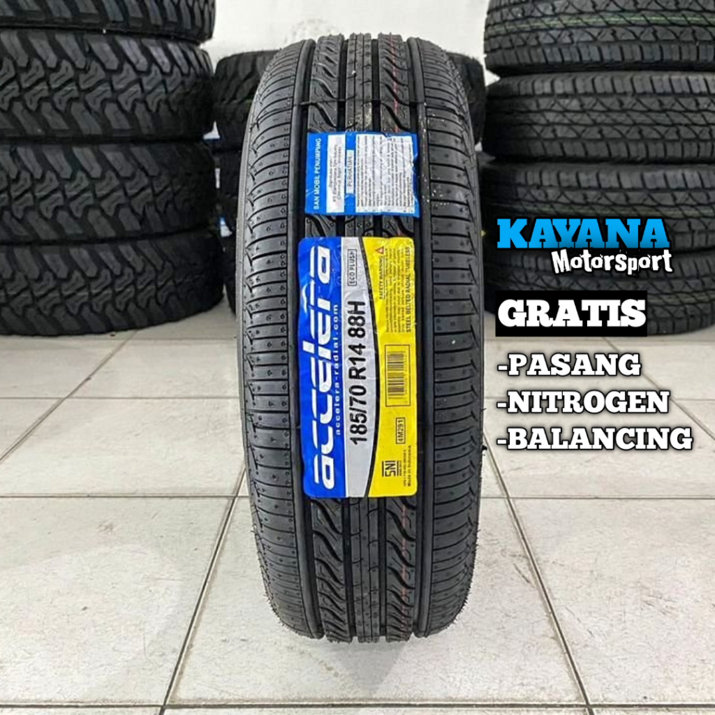 Ban Mobil Accelera 185/70 R14 Ecoplush Tubles 185 70 14 Ban Mobil Avanza Xenia R14