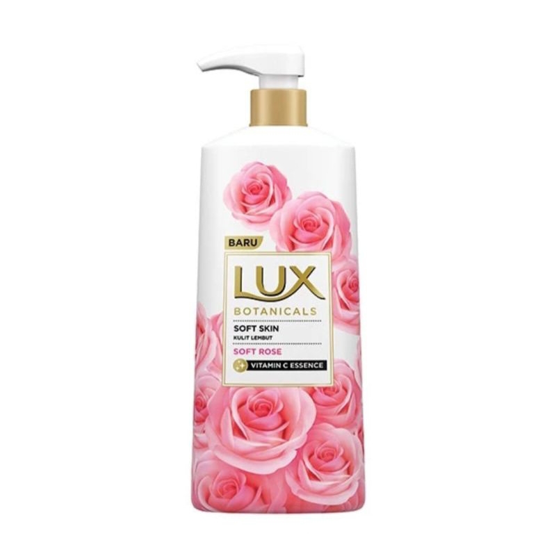 Sabun Cair LUX BW Pink Soft Rose Botol Pump 580 Ml