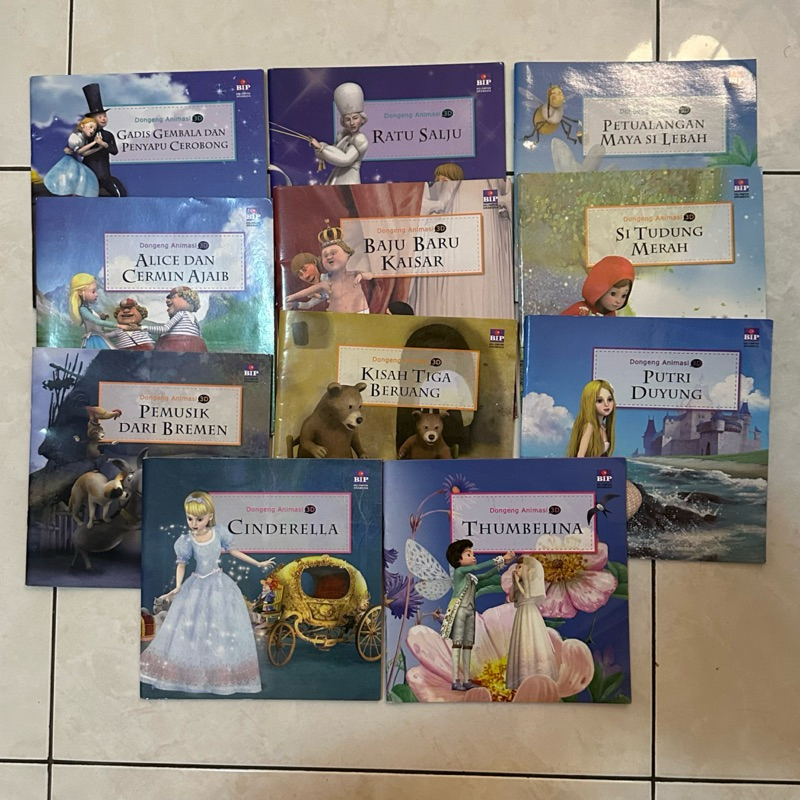[Preloved Buku Cerita Anak] Dongeng Animasi 3D