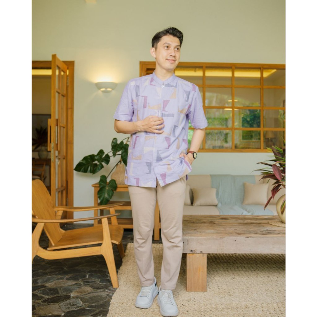 Althaff Baju Muslim Koko dewasa Bordir Kaffah Series Lebaran