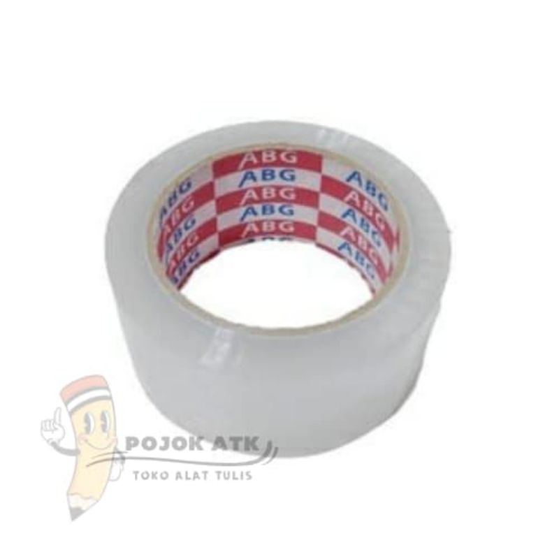 

Isolasi / Solasi / Lakban Besar OPP Merk ABG Uk 48mm x 90yard