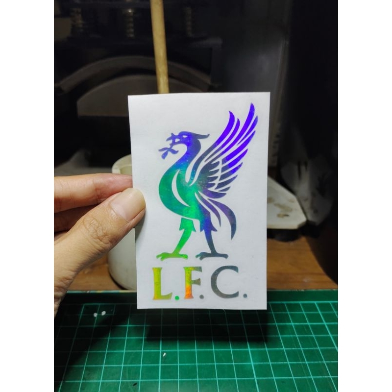 Stiker bola liverpool cutting stiker motor stiker mobil