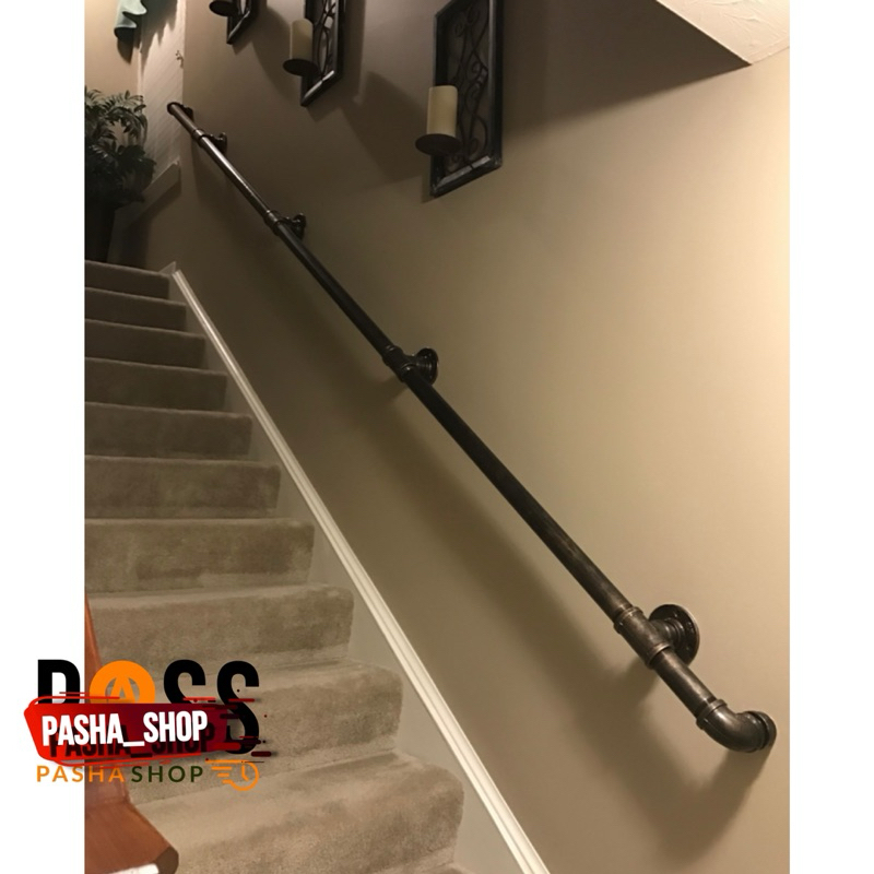 Railing tangga - pegangan tangga - railing pegangan tangga