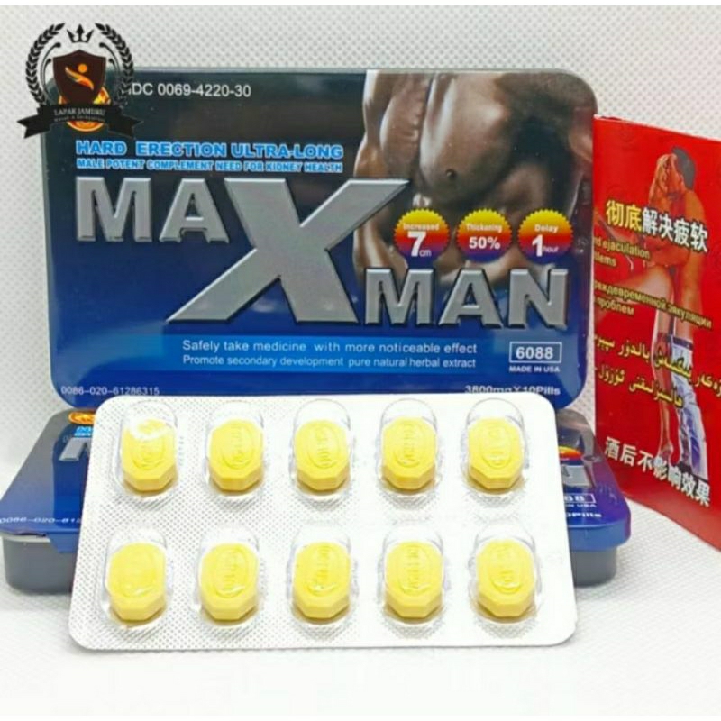 READY MAX MAN OBAT KUAT MANTAP 100% ORIGINAL JOS