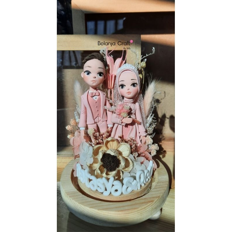 Couple Custom Clay || Glass Dome Clay Only