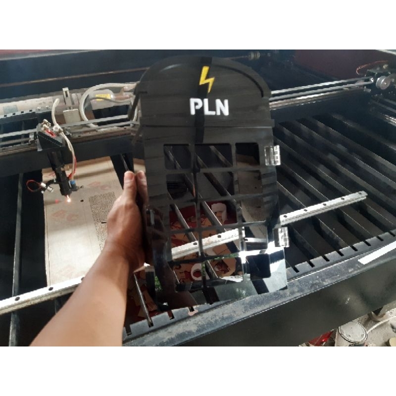 Box Meteran Listrik  PLN Token Prabayar  Besar Bahan Akrilik | Box meteran Akrilik