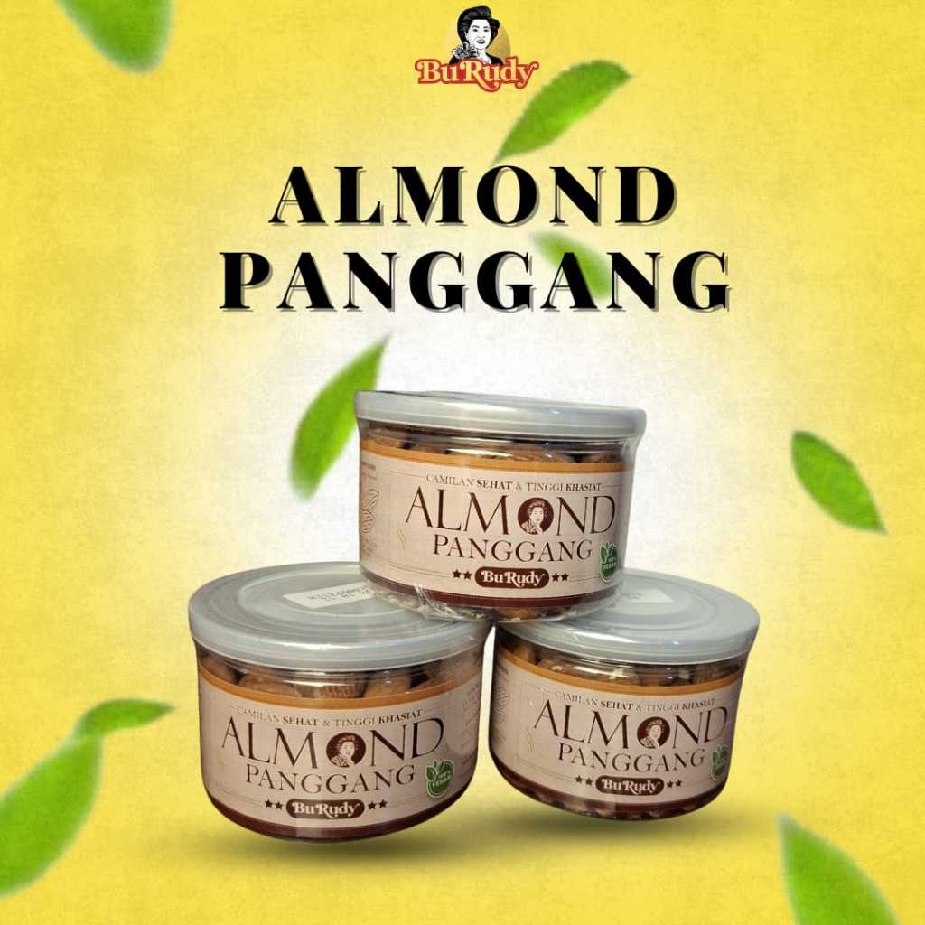 

Kacang Almond Bu Rudy Kemasan 150gr