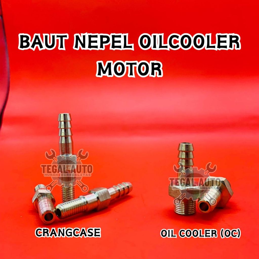 Nepel Oil Cooler Satria fu Crangcase Head Nepel Oc / nepel oil cooler satria fu / oc fu oil cooler /