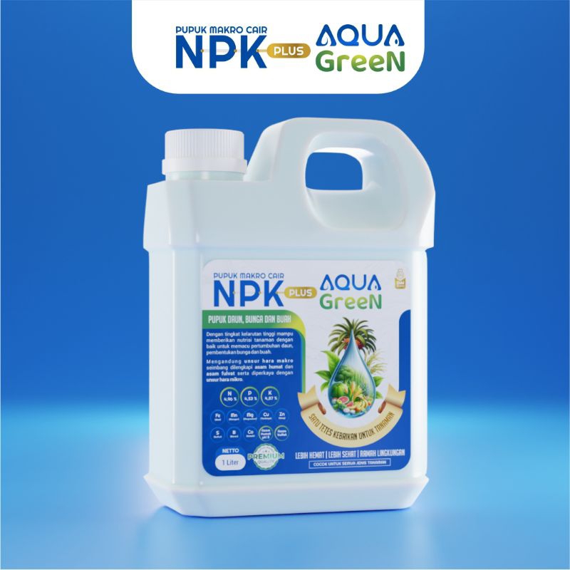 NPK AQUA GREEN 1 LITER NITROGEN FOSFOR KALIUM