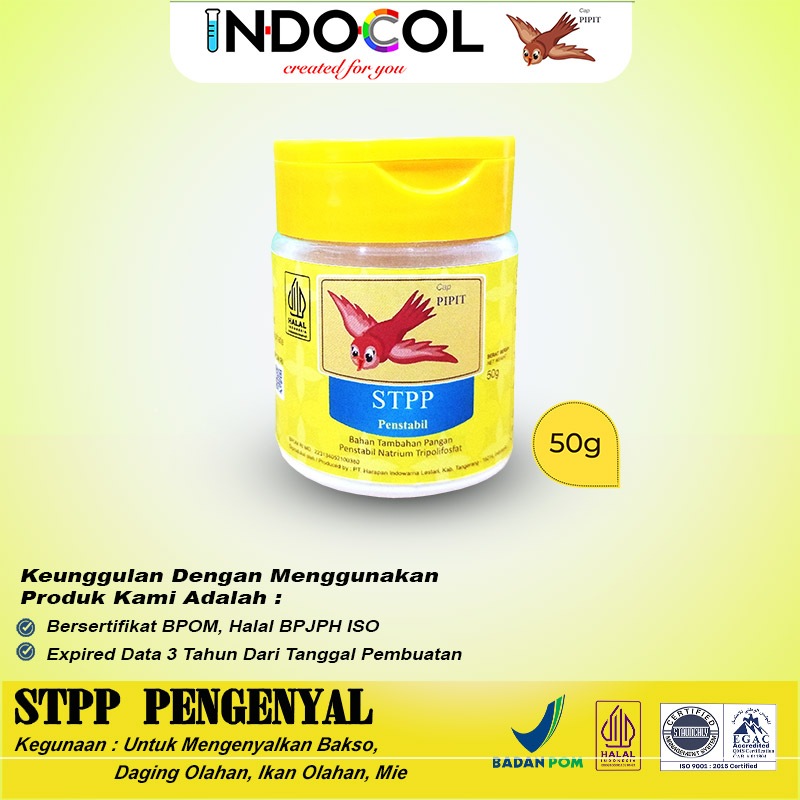 

S T P P (PENSTABIL DAN PENGENYAL) 50GR