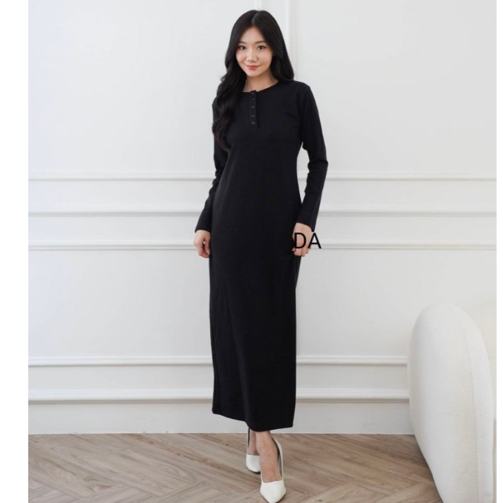 Long Dress Kenit / BASIS KENIT DRESS