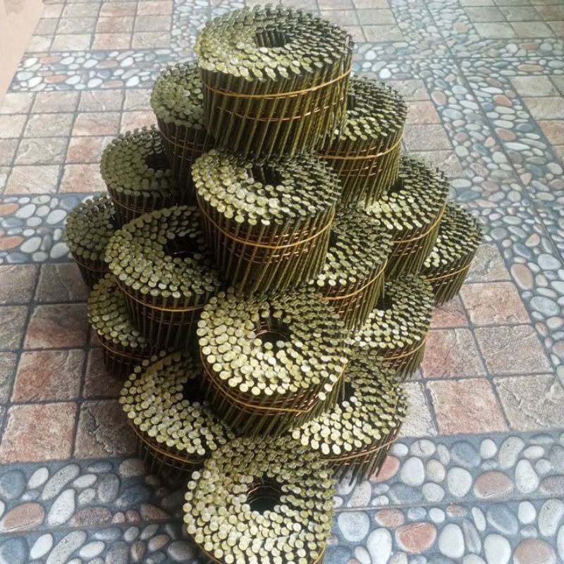 Paku Tembak 70mm Paku Pallet ulir 70mm Coil Nail 7cm paku tembak ulir 7cm