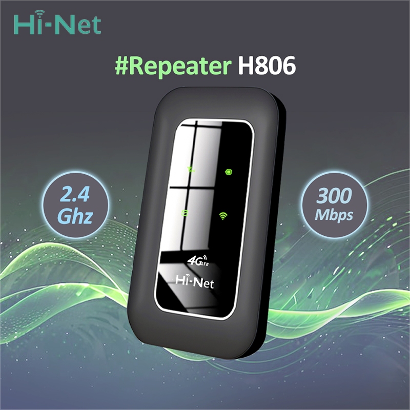 HI-NET H806 Wireless Router 4G LTE  Mini Modem 150Mbps Mobile Broadband WiFi