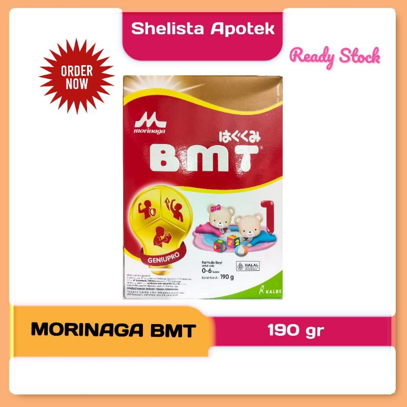 MORINAGA BMT 0-6 Bulan 190 gram / Susu Formula Bubuk 0-6 bulan