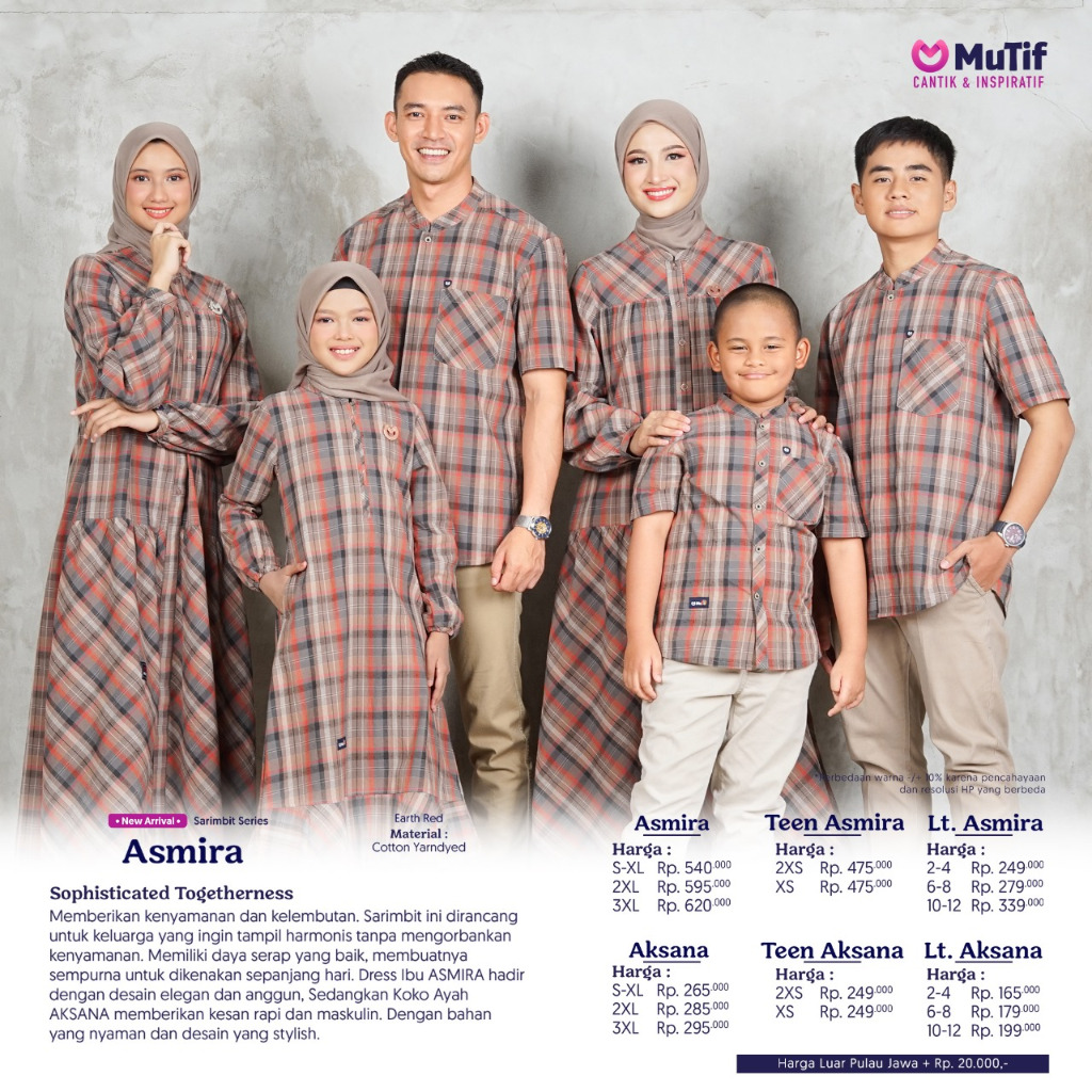 #mutif#sarimbit#couple keluarga#fashion keluarga muslim kekinian