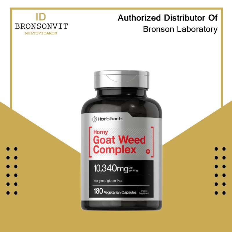 Horbaach Horny Goat Weed Complex 10340mg 180caps Tribulus Maca Yohimbe