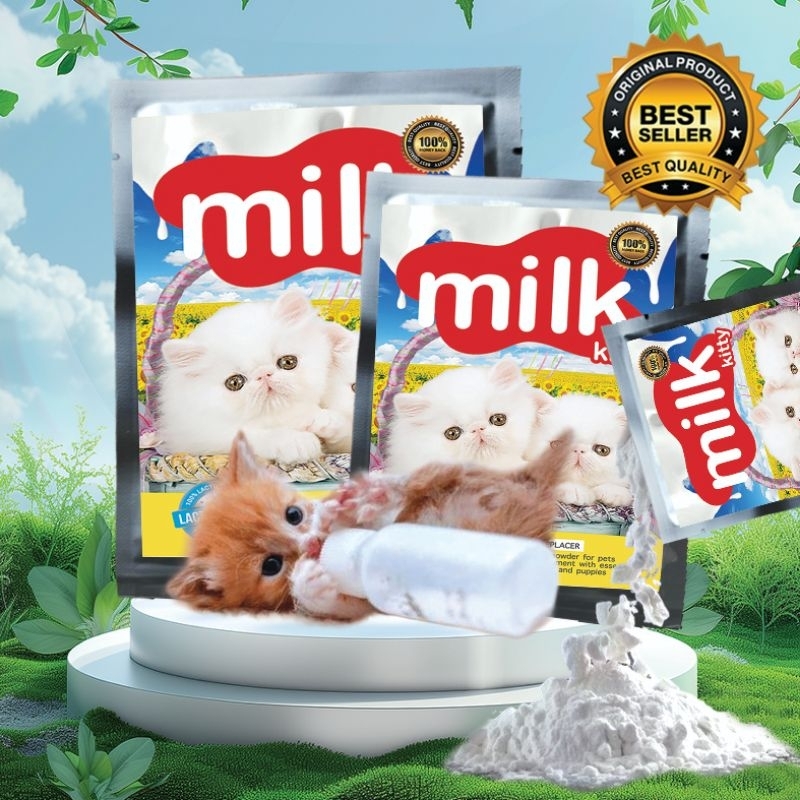 KITTY MILK - Susu Kucing Kitten Minuman Kitten Susu Bayi Kucing Kitten Susu Pengganti Induk Kucing A