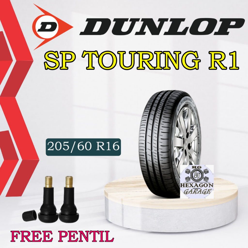 Ban Mobil Dunlop SP Touring R1 205/60 R16 Ring16