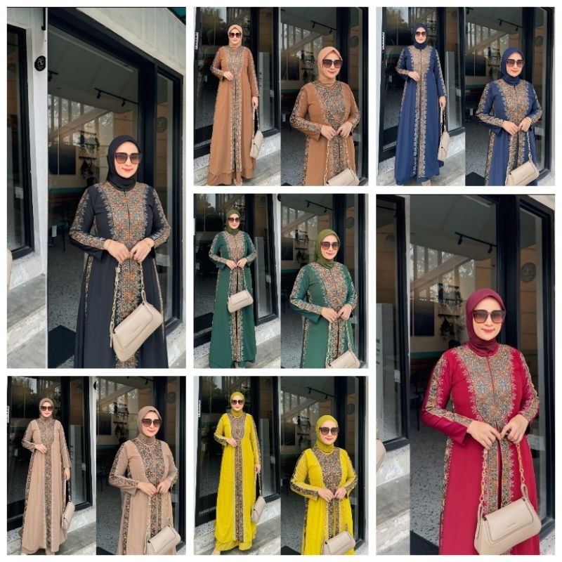 Abaya Turkey Varian Warna Abaya Fatimah (Busui) By Wenagamis id