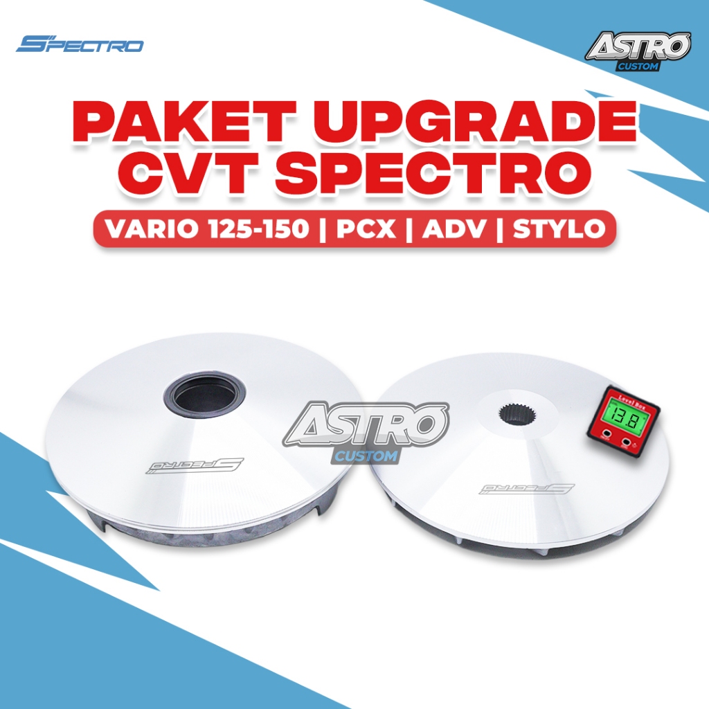 Spectro Pulley Vario 125 150 NEW OLD PCX ADV 160 Stylo Rumah Roller Kipas CVT Upgrade Kirian Racing