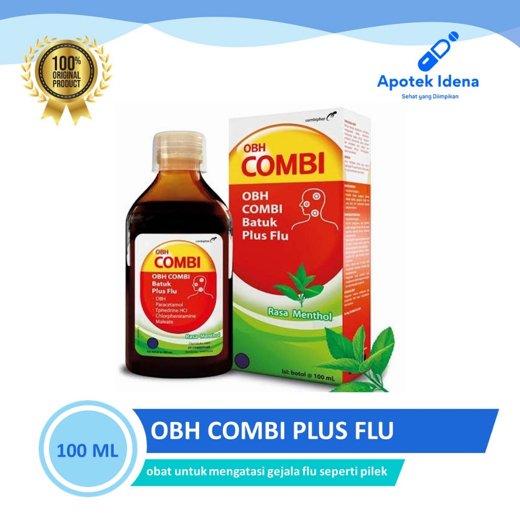 OBH COMBI BATUK PLUS FLU 100 ML Obat Batuk Berdahak