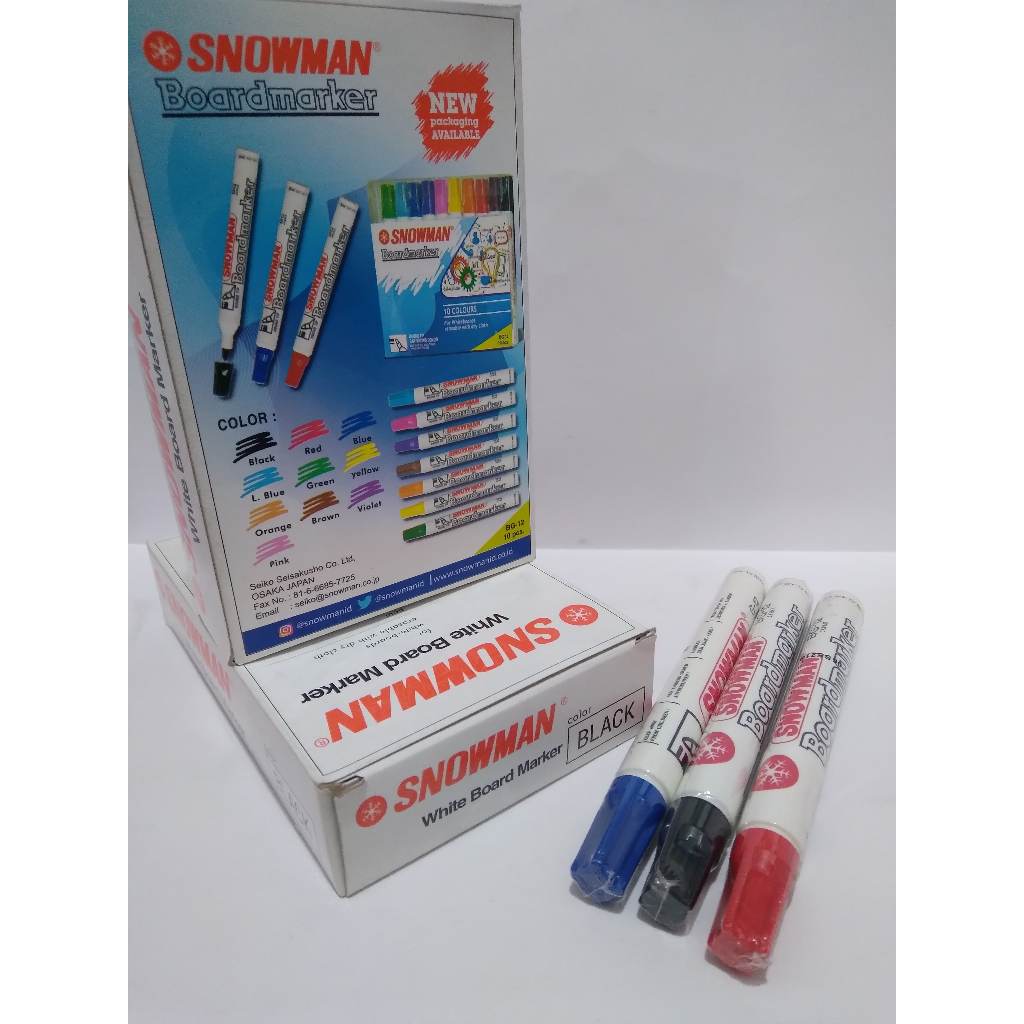 

SPIDOL SNOWMAN WHITEBOARD BG-12 / SNOWMAN PERMANENT G-12