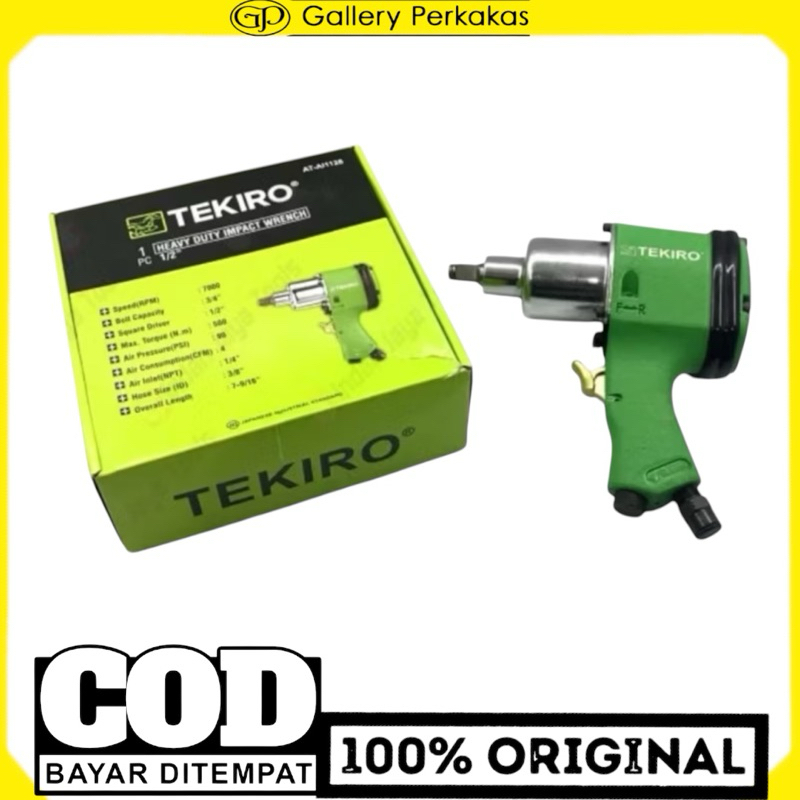 Tekiro Air impact wrench 1/2 inch pembuka baut angin Air impact