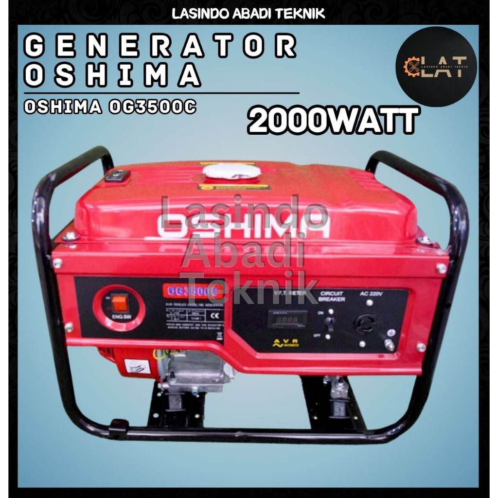 generator honda oshima OG3500C 2000watt genset honda oshima OG 3500 C 2000 WATT FULL TEMBAGA 