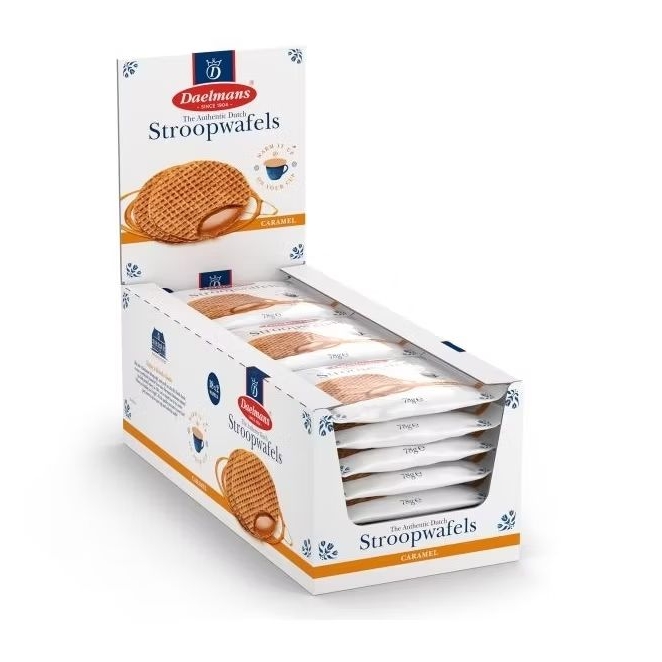 

Daelmans Stroopwafles Jumbo Caramel 1 Box - 18 pack (2 × 39 g)