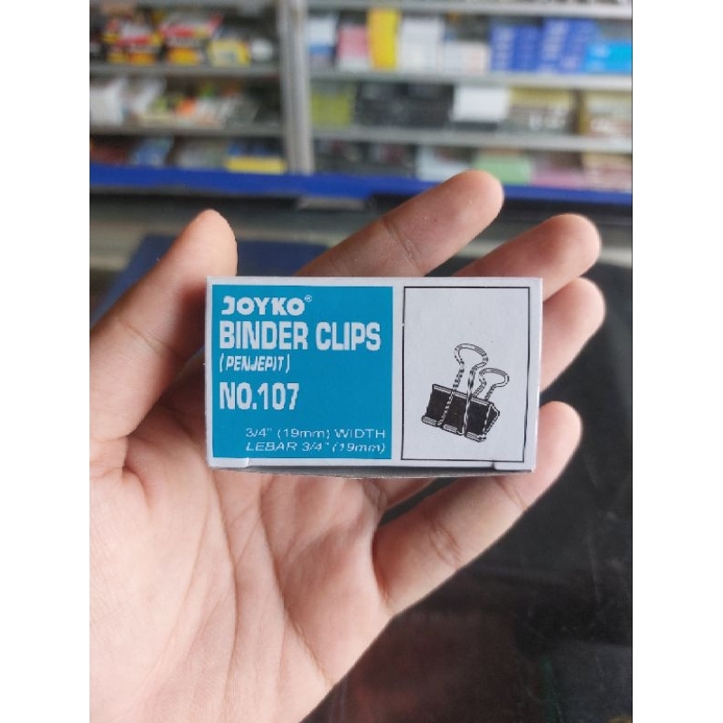 

Joyko Binder Clips / Penjepit Besi No 107