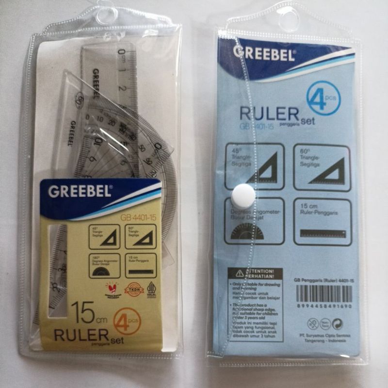

Penggaris Set Greebel /Ruler Set 4pcs