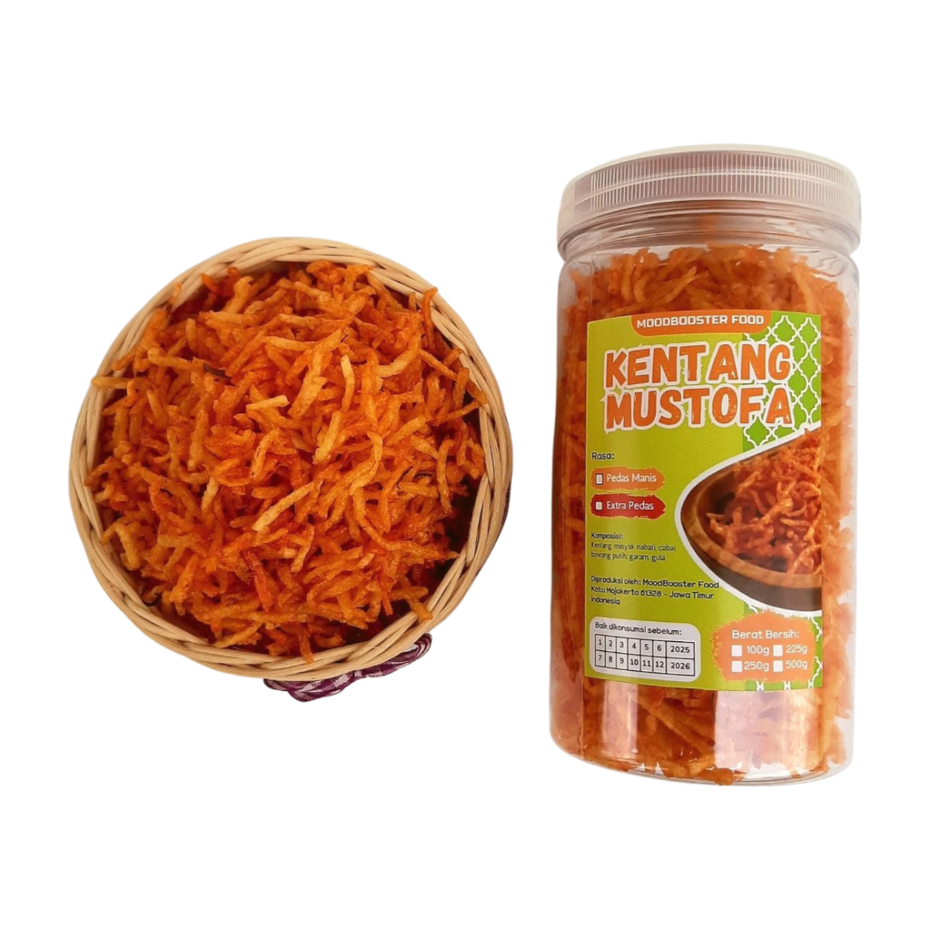 

Maknyuss1 Kentang Mustofa Krispi Toples 1000Ml Moodbooster Food