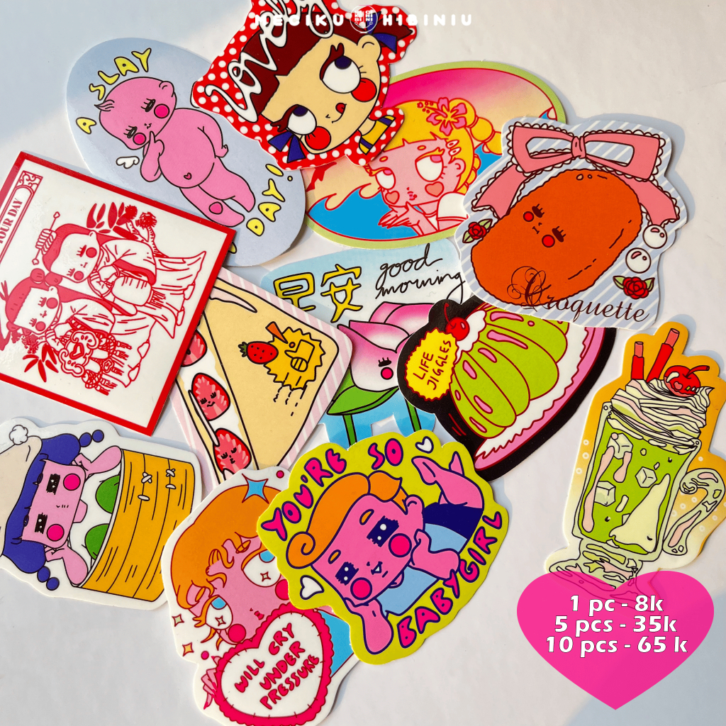 

Die Cut Stickers - Meciku Hibiniu