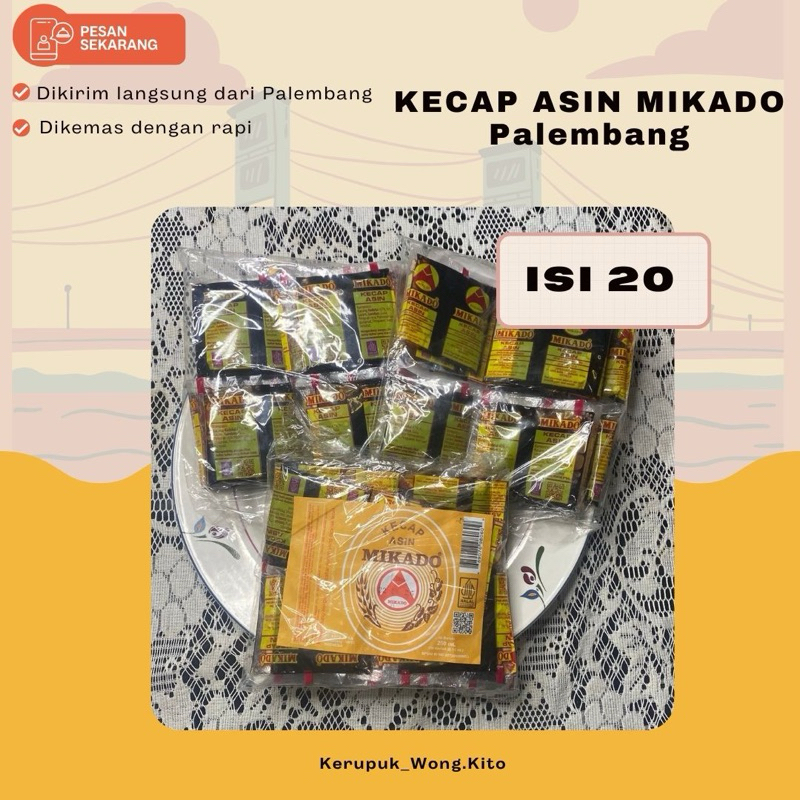

Kecap Asin Mikado Palembang ISI 20