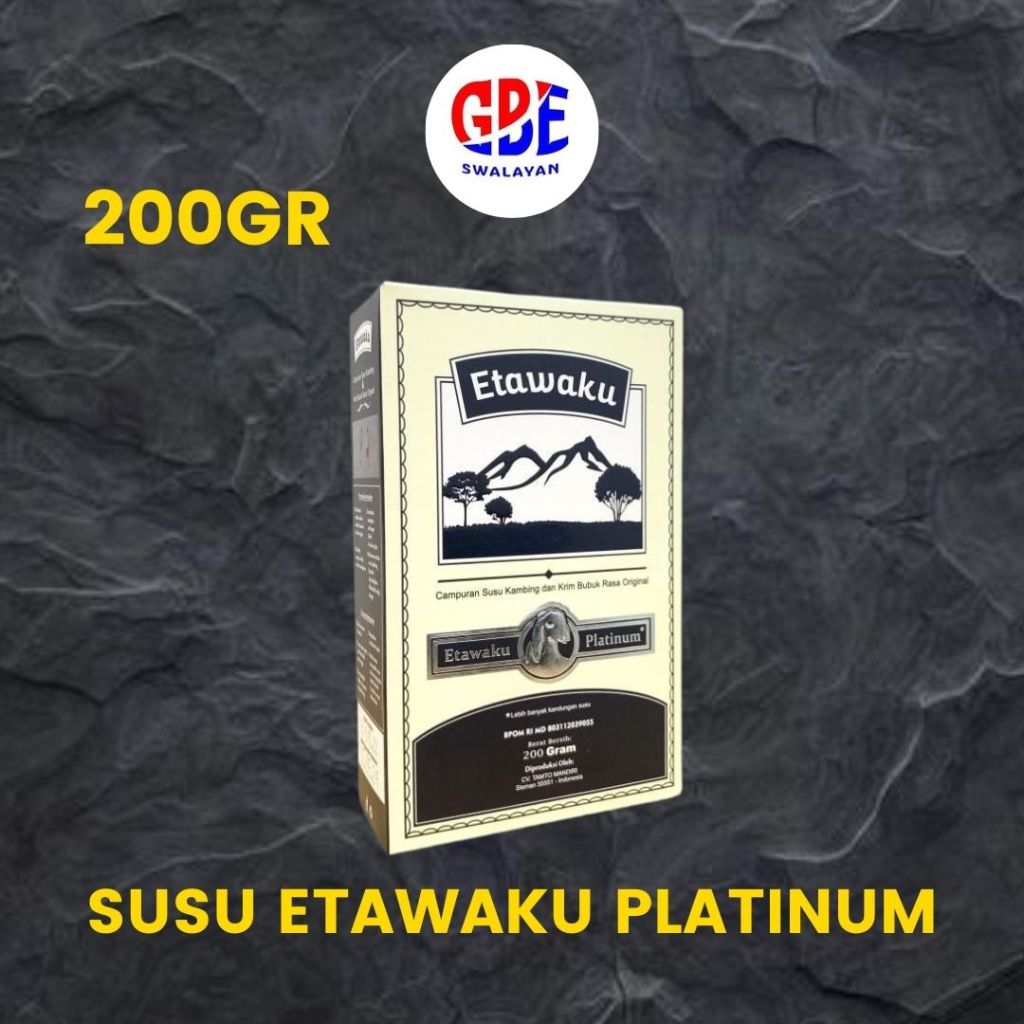 

Susu Etawaku Platinum ( Susu Kambing Bubuk Rasa Original ) 200gr