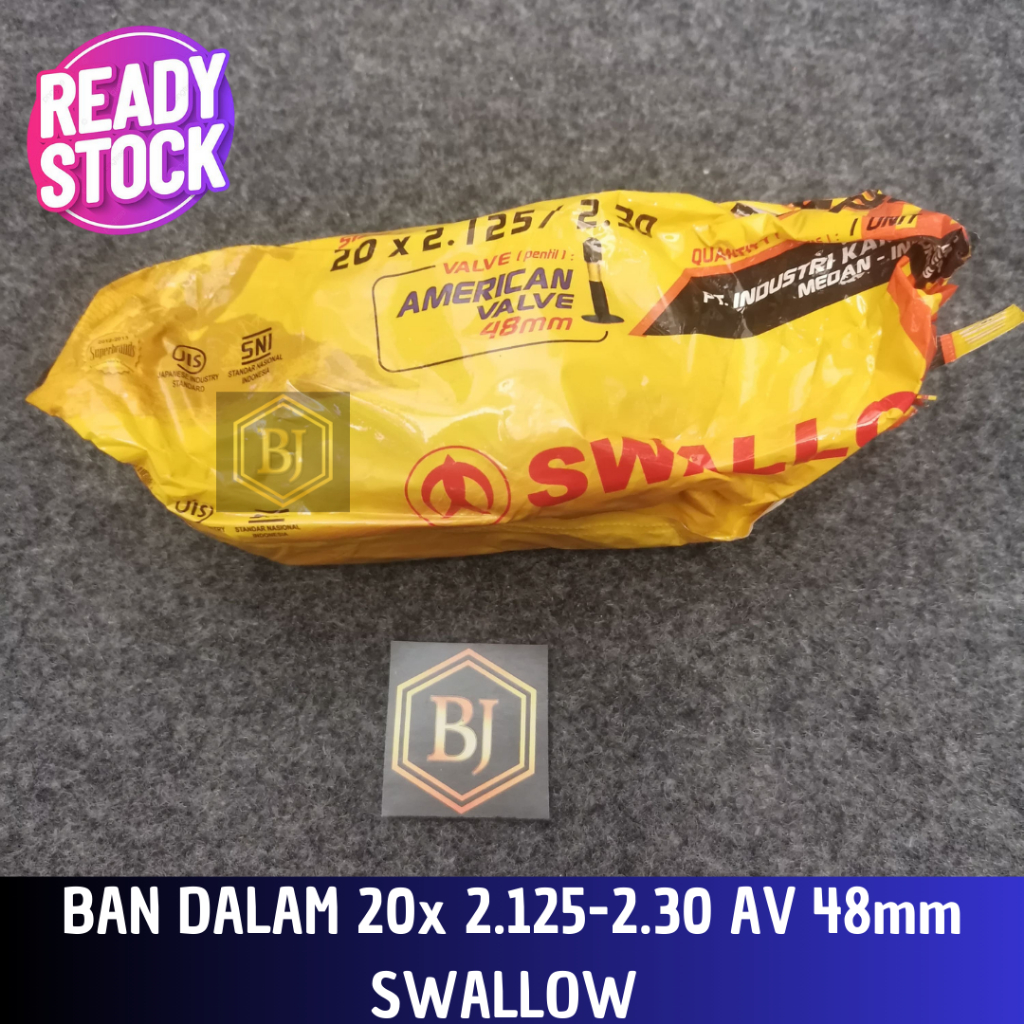 Ban dalam sepeda anak 20 bmx ukuran 20x2.125/2.30 swallow / Ban Dalam Sepeda Ukuran 20 x 2.125 SWALL