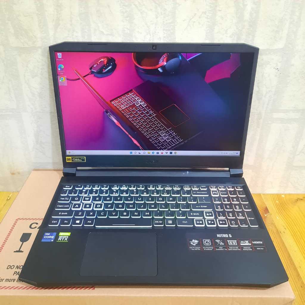 LAPTOP ACER PREDATOR NITRO AN515-57-921C Sudah Core i9 - 11900H, Ram 16Gb/1Tb, #RTX3060 6Gb, Layar 3