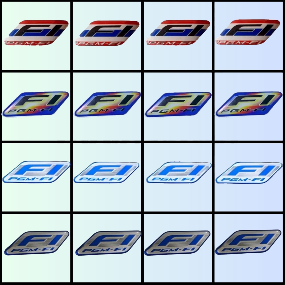 Emblem timbul HONDA logo PGM FI BEAT FI 125 VARIO 150 TECHNO