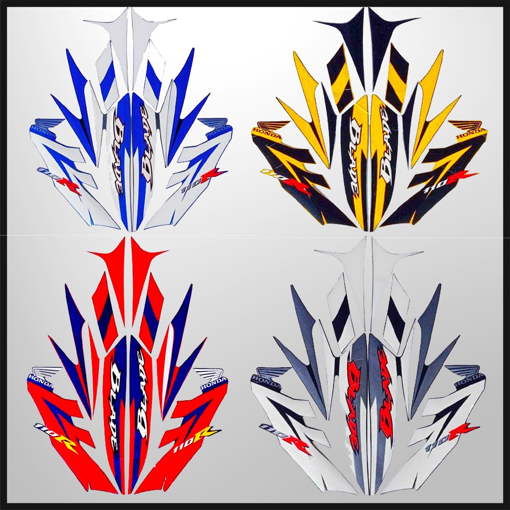STRIPING STANDART HONDA BLADE CW 2009 STIKER BODY BLADE 2009 LIS BODY BLADE 2009 TERMURAH TERLARIS