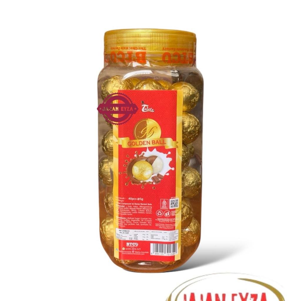 

mayasi tobelo golden ball 40pcs / tobelo coklat toples / tobelo golden