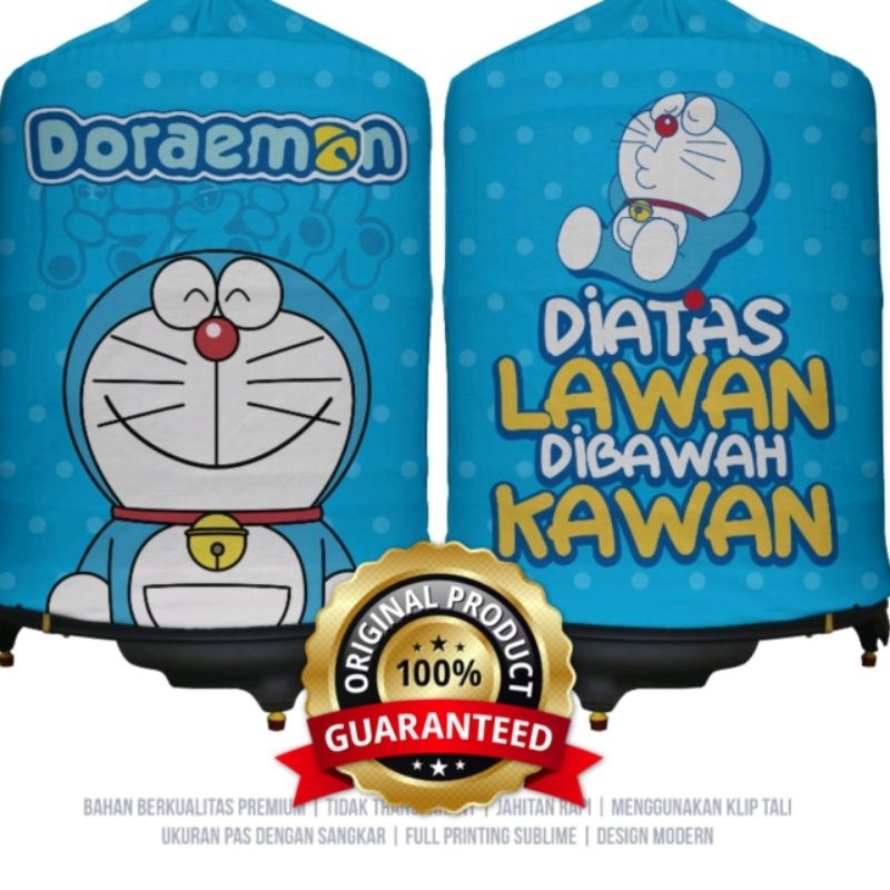 Kerodong Murai Merek Doraemon No. 2 Full Printing Kerodong burung murai
