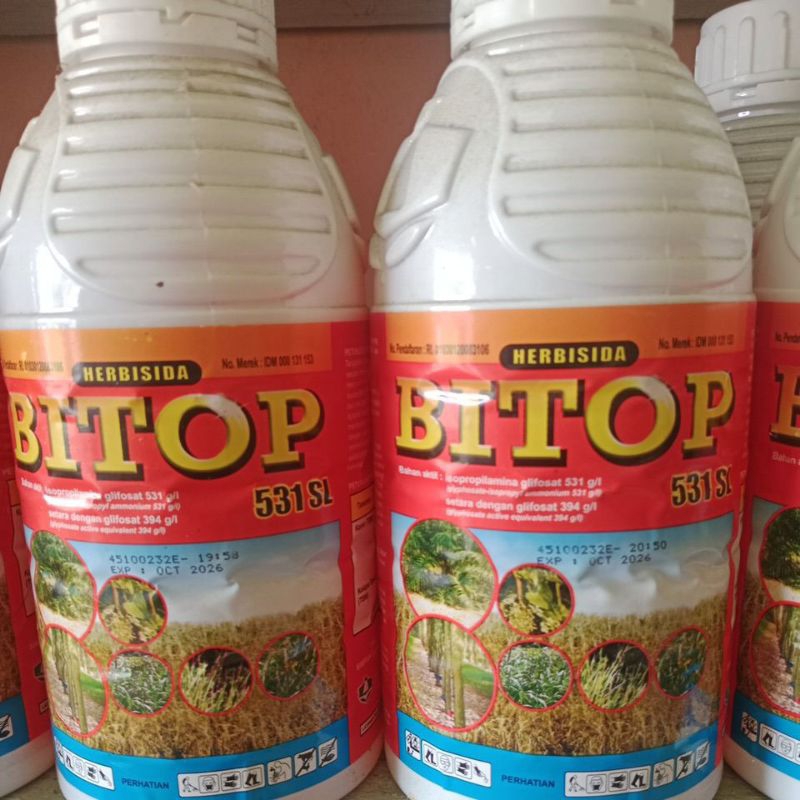 Bitop 531 SL memiliki beberapa kemasan, 1 5 dan 20 liter