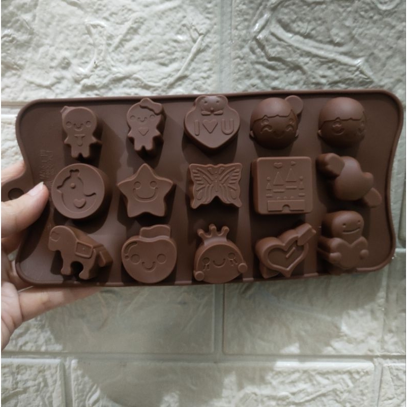 Cetakan Coklat Love Cetakan Love Cetakan Puding Cetakan es batu