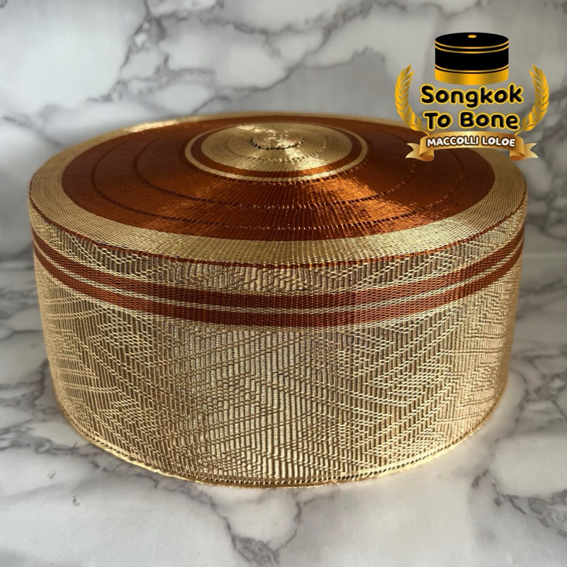 Songkok Recca Tembaga Gold Super Premium - Songkok Bugis