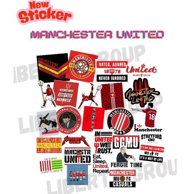 

Stiker Pack Manchester United fans Series Edisi 2025