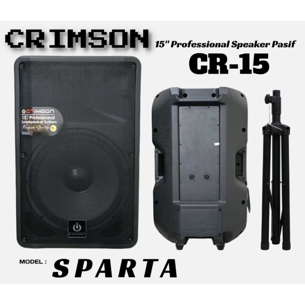 Speaker Pasif 15 inch Crimson Sparta 700 watt