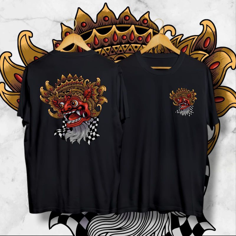 KAOS DISTRO MURAH GAMBAR BARONG KAIN BALI KAOS KEREN