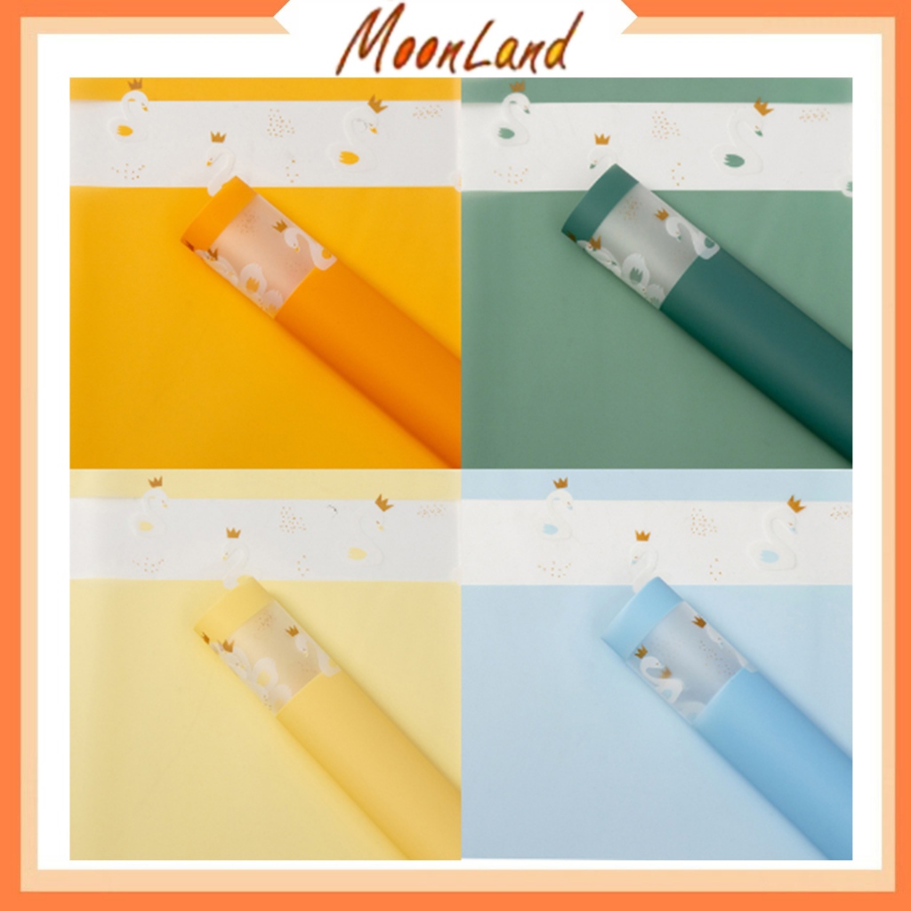 

20 Lembar Kertas Bunga Cellophane Transparan Warna Kombinasi Line Color Bening Angsa Paper Flower Wrapping Kb6032