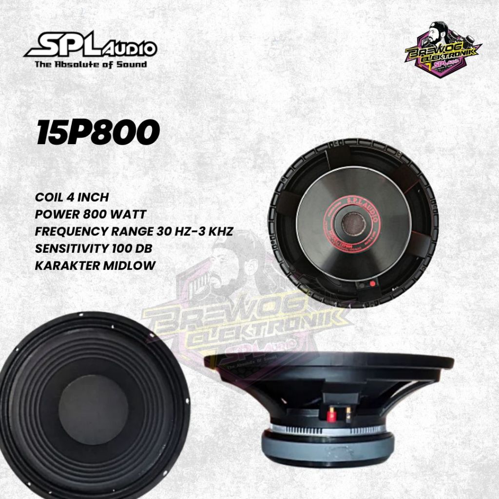 ORIGINAL SPEAKER BREWOG SPL AUDIO 15P800