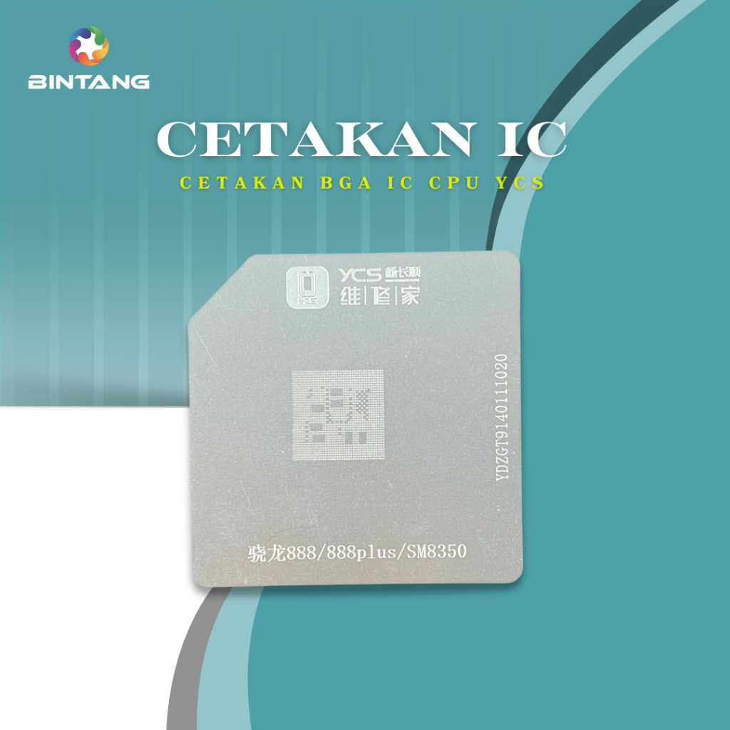 PARTS CETAKAN BGA IC CPU YCS SNAPDRAGON 888/888PLUS/SM8350